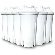 CASO Design Ersatz-Wasserfilter 6er-Set Weiß