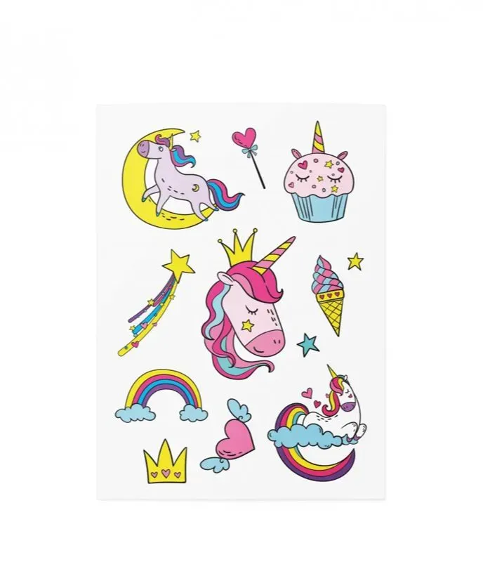 TATTonMe Temporary Tattoos Unicorns tattoo für Kinder wasserbeständiges 3 y+ 1 St.