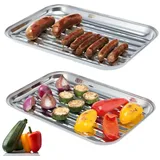 bremermann Grillschale 35 x 24,5 cm Edelstahl silberfarben