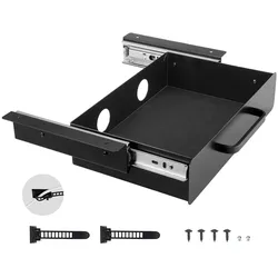 VEVOR Untertisch Schublade mit Regal Unterbau Schreibtisch 385x230x76mm 1-Fach