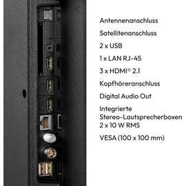 Medion X14373 (MD 31256) 43" QLED 4K UHD Smart TV