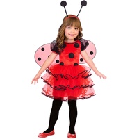 amscan 9915552 Marienkäfer Kostüm für Kinder Mädchen 6-8 Jahre