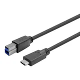 Vivolink USB-C auf USB-B 15 m Schwarz