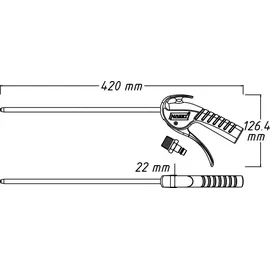 HAZET Druckluftpistole 9040P-2