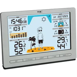 TFA Dostmann METEO JACK Wetterstation silber