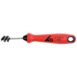 Lessmann Fittingbürste gewellter INOX-Draht, passend für Rohr-Innen-⌀ 15 mm