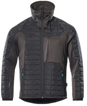 Jacke ADVANCED, Schwarz/Dunkelanthrazit, Größe L - schwarz - L