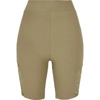 URBAN CLASSICS High Waist Lace Inset Cycle Short Khaki S