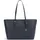 Michael Kors Quinn Large Shopper Leder Blue