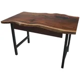 xl moebel gmbh Schreibtisch 100*70cm Braun
