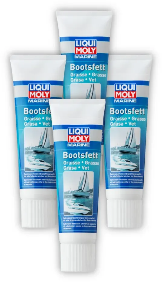 4x 250g LIQUI MOLY 25041 Schmiermittel Marine Bootsfett Schmierung Schiff Boot