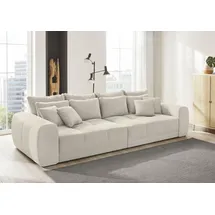 Jockenhöfer Big-Sofa Mikrofaser 4-Sitzer Beige