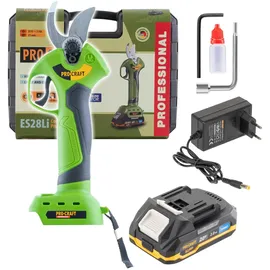PROCRAFT ES28Li Akku Astschere 20 V inkl. 1 x 2,0 Ah