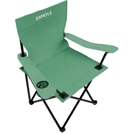 24move Campingstuhl 2er Set Grün