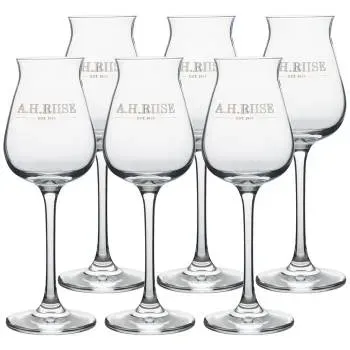 A.H. Riise Anag Kelch Glas 6er Pack