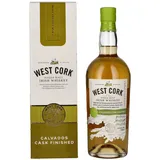 West Cork Single Malt Irish Whiskey CALVADOS CASK FINISHED 43% Vol. 0,7l in Geschenkbox