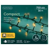 Kaemingk Lumineo Lichterkette Compact 750 LED 16 m grünes Kabel in klassisch warm