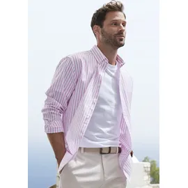 John Devin Langarmhemd Regular Fit Rosa XXL