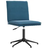 vidaXL Esszimmerstuhl Blau Samt