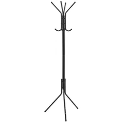 FIVE - Baum-Garderobe aus Metall mit 8 Haken in Schwarz