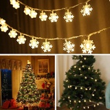 Caliyo 10M LED Lichterkette Lichterkette Batterie 80LED Sterne Lichterketten mit Fernbedienung, 80-flammig, 8 Modi Weihnachten Lichterketten für Zimme... - Schwarz