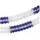 Papstar Großraumgirlande Papier Ø 16 cm 10 m blau/Weiß