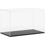 vidaXL Vitrine, Schaukasten Staubschutz, Sammlervitrine für Sammlerstücke Spielzeug Figuren, Ausstellungsbox Acrylbox, Transparent Acryl