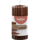 Bolsius True Scents Stumpenkerze 120/58 braun