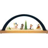 Richard Glässer GmbH Seiffen LED-Schwibbogen Winterkinder, HxB = 16x40cm NEU