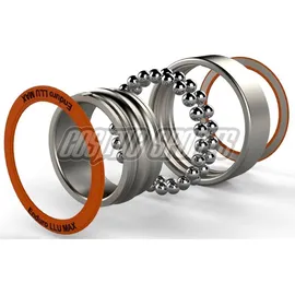 Enduro Bearings Enduro 398 LLU MAX-E Lager – 8x19x10/11 mm BB 398 LLU MAX-E-bag - Silber