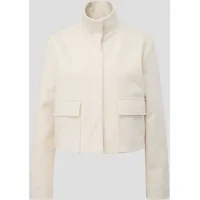 S.Oliver - Jersey-Jacke mit Stehkragen, Damen, creme, 48