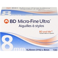 Bb Farma S.R.L. BD Micro-fine Ultra Pen-Nadeln 0,25x8 mm 31 G