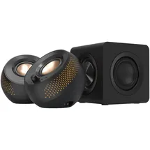 Creative Labs Creative Pebble X Plus 2.1 Lautsprecher, Bluetooth 5.3, USB-C, Schwarz