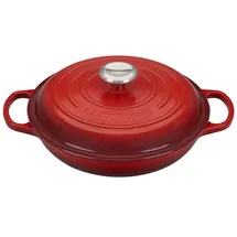 Le Creuset Signature Gourmet-Profitopf 26 cm kirschrot