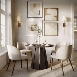 lookway Silva 100 x 76 x 100 cm ausziehbar Nussbaum