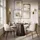 lookway Silva 100 x 76 x 100 cm ausziehbar Nussbaum
