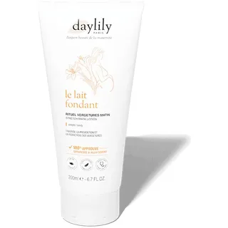 Daylily | Le Lait Fondant – Riutel Anti-Dehnungsstreifen | Feuchtigkeitsspendende Haut | steigert die Hautelastizität | beugt dem Auftreten von Dehnungsstreifen vor & reduziert das Auftreten von