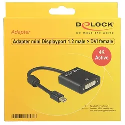 Delock DisplayPort-Adapter Mini DisplayPort M DVI-I W