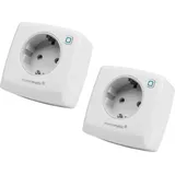eQ-3 HOMEMATIC IP 157337A0, Schalt-Messsteckdose, 2 Stück