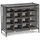 Zeller Textilschuh-Organizer 16 Paar Schuhe 0 x 0 x 0 cm hellgrau / grau