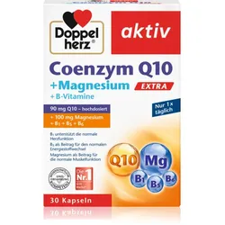 Doppelherz Coenzym Q10 + Magnesium Extra Kapseln zur Unterstützung des Energiestoffwechsels 30 KAP