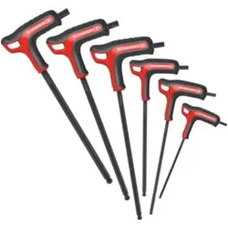 Facom Stiftschlüssel T-Griff, Halter 6-tlg