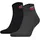 Levi's Kurzsocken 2 Paar Grau/Schwarz 39-42