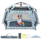 LuxusKollektion Wurfzelt Kinder Spielzelt Pop Up Strandmuschel 2-3 bunt