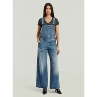 G-Star Cinch Dungaree Wide Jumpsuit - Dunkelblau - L