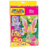Invento Mosaiksticker-Set Glitzer-Fee mehrfarbig