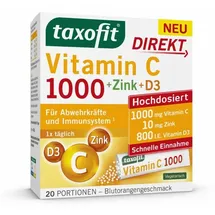 Klosterfrau Group Vitamin C 1000 + Zink + D3 Direkt Granulat 20 St.