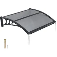 Vevor Vordach 100 x 120 cm transparent