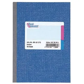 KÖNIG & EBHARDT Kladde 8615172 DIN A5 liniert 96Blatt blau
