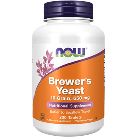 NOW Foods Brewer's Yeast 650 mg Tabletten 200 St.